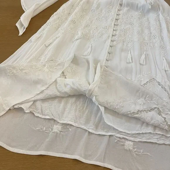 Women's Fillyboo Maternity Strawberry Fields Embroidered Maxi Dress - Picture 6 of 12